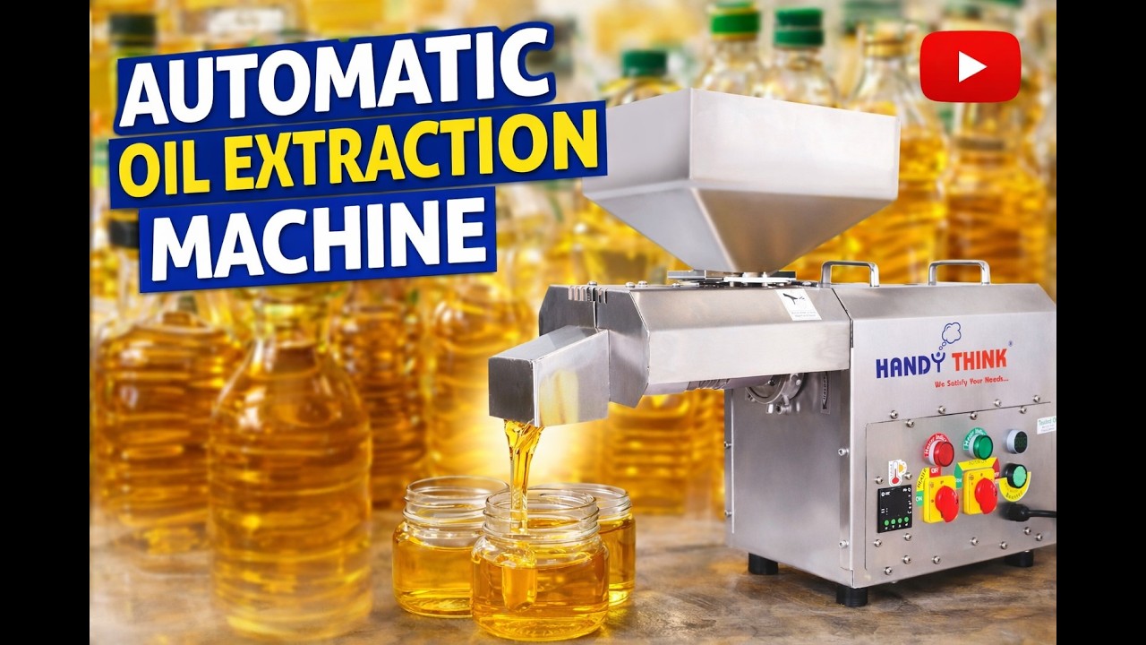 Automatic Oil Extraction Machine - YouTube