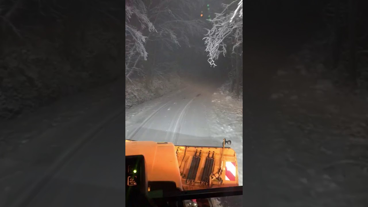 Unser FußTrac beim Winterdienst (Stieglbauer Forstbetrieb)
