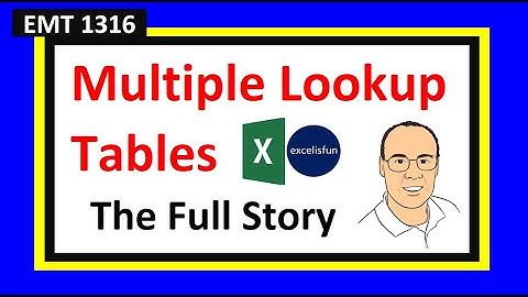 Excel Magic Trick 1316: VLOOKUP with Multiple Lookup Tables: IF, INDIRECT, SWITCH, IFS, or CHOOSE?