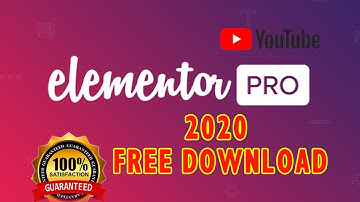 ELEMENTOR PRO FREE WITH LIFETIME ACTIVATION IN 2020