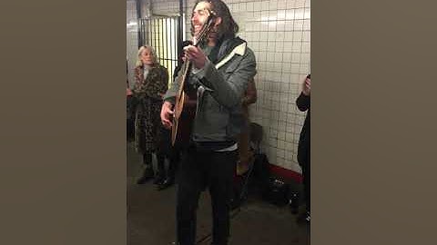 Hozier - Almost (Sweet Music) (Pop-up Show in NYC Subway)
