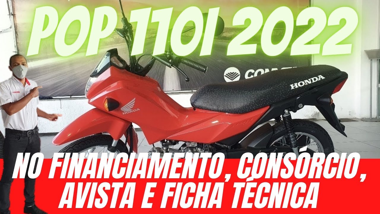 Nova pop 110i 2022 no financiamento, consorcio, avista e ficha técnica ...