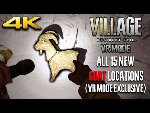 RESIDENT EVIL VILLAGE VR - All 15 New Goats of Warding Locations Guide (4K 60FPS) PSVR2