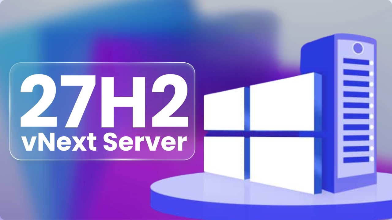 27h2 Vbscript Windows Server vNext 27H2 Build 29550 Just Dropped – ReFS Boot & Big ...