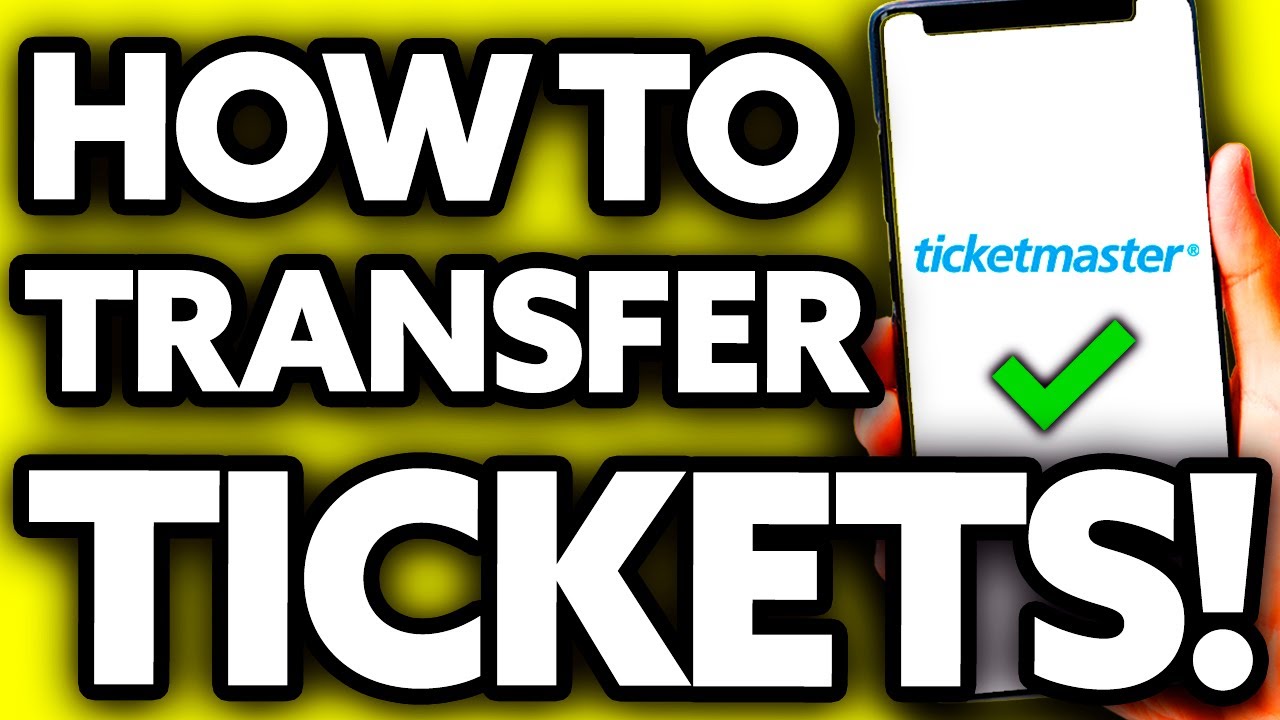 How To Transfer Tickets from Ticketmaster to Seatgeek (EASY!) YouTube