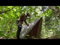 【タープによるシェルター設営】HELIKON-TEX SUPER TARP（ヘリコンテックススーパータープ）をA型からツゥエルト型に変更する様子を動画に収録してみました。 #Shorts