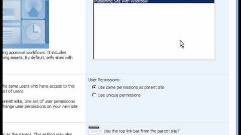 SharePoint Shepherd 2007 - Create A Site For Published Content