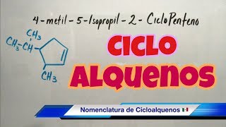Cycloalkene nomenclature (super easy)
