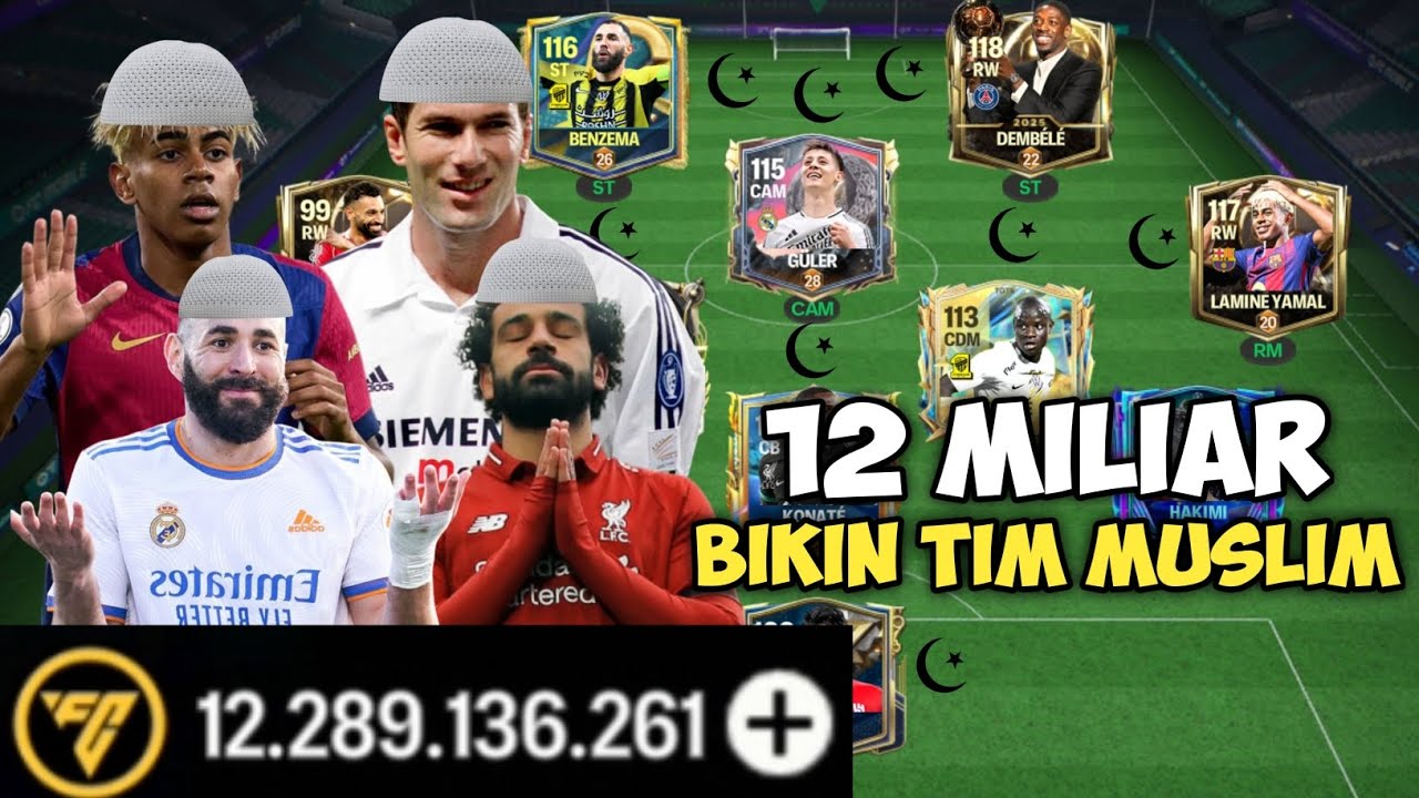 Mode Ramadhan!! Aku Bikin Tim Full Muslim Langsung Bantai Bantai Lawan!! - FC Mobile Indonesia