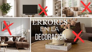 10 Errores que Hacen que tu Sala se Vea Pequeña y Desordenada Cómo Evitar que se Vea Anticuada