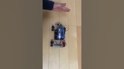 距離センサー&DCモーター