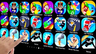 Flow Legends, Mr Bullet,, Lazy Jump, Ultimate Bowmaster, Tank Stars, Johnny Trigger, Park Marks screenshot 4