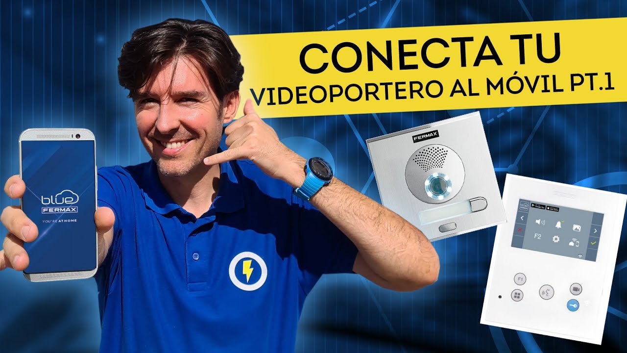 Video portero FERMAX Veo XL conectado a wifi para 12 viviendas