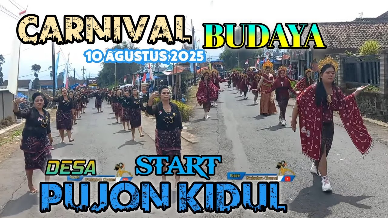 🔵LIVE START KARNAVAL BUDAYA DESA PUJON KIDUL 10 agustus 2025 dan sound karnaval indonesia