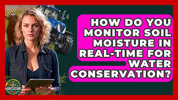 How Do You Monitor Soil Moisture In Real-time For Water Conservation? - The World of Agriculture