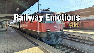 4K Farewell cab ride to the oldest locomotive in service (Cab Ride | IC4 Singen (D)  Zürich)