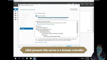 Part I. Installing ADDS and DNS on Windows Server 2016