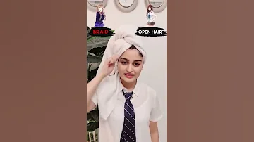 No Makeup SCHOOL Look In 5mns CHALLENGE Shorts Youtubeshorts 