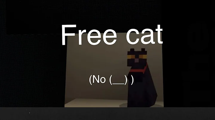Talking kitty cat in Minecraft-39 fixing a broken cat