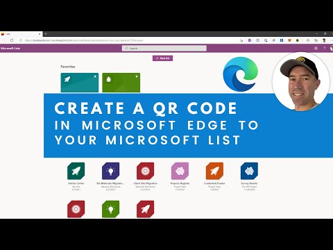 How to create a QR Code from Microsoft Edge to a Microsoft List