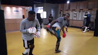 Coach James Brown Sparring @ BMMA