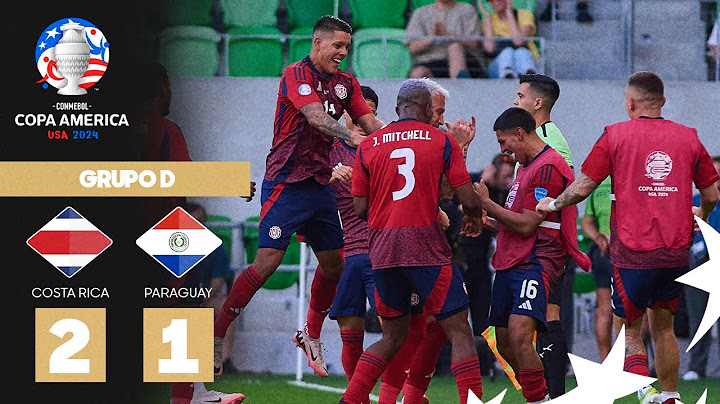 Copa América 2024 | Costa Rica 2-1 Paraguay | Grupo D