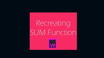 Recreating Sum Function as UDF (User defined function)
