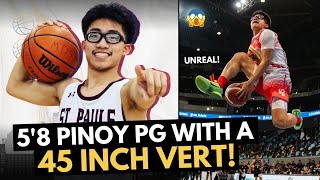 5’8 Lorence Dela Cruz DUNKS Over EVERYBODY! | FEARLESS Pinoy PG with 45 INCH VERT!