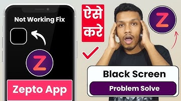 Zepto black screen error (solve) | how to fix zepto black screen problem