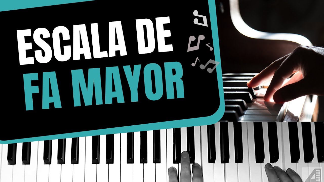 Escala de Fa mayor en piano YouTube Escala de Fa mayor en piano YouTube