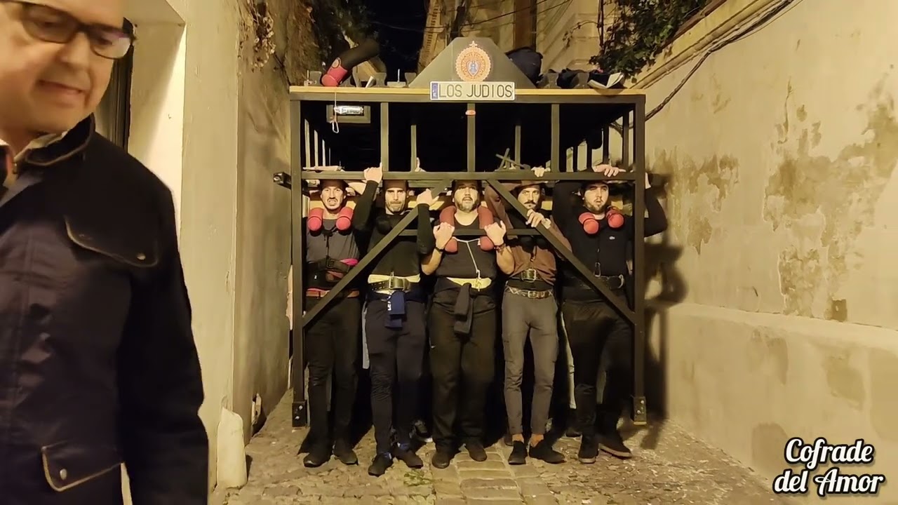 Ensayo cuadrilla alta Judíos de San Mateo, Jerez febrero 2024