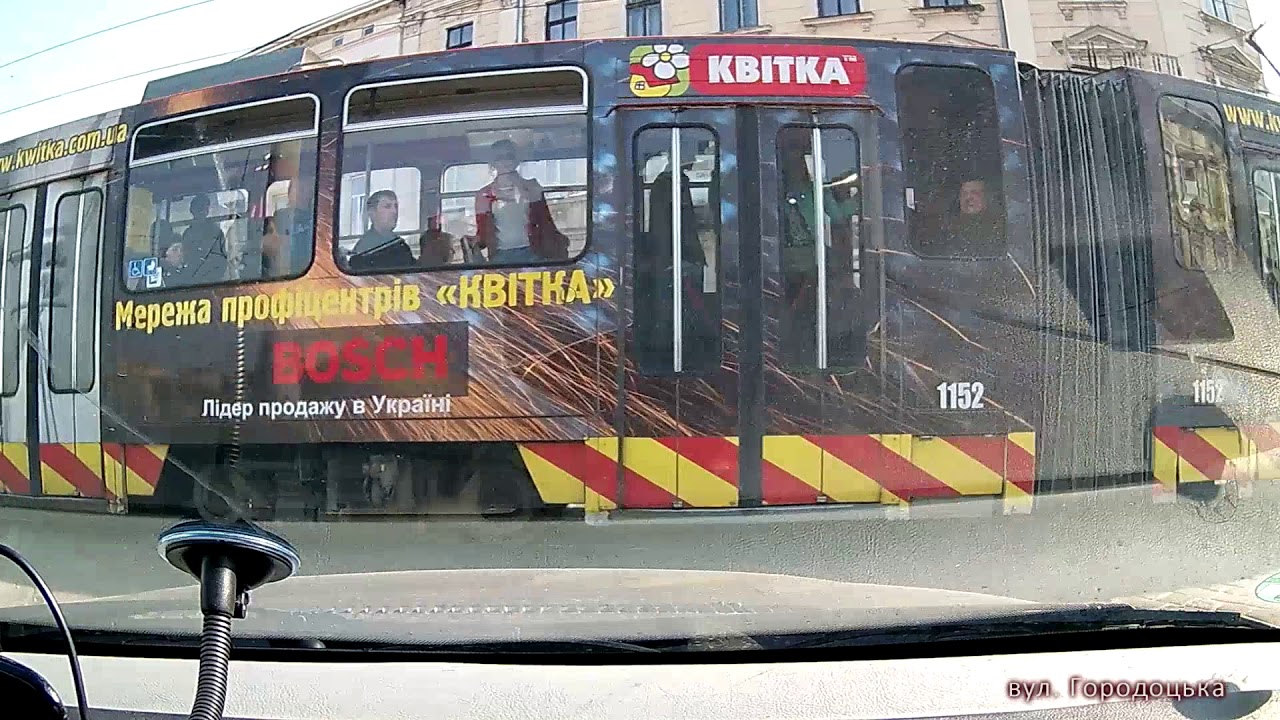 Вулицями Львова на авто #16 Гіпсова - Вокзал