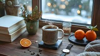 Cozy Winter Cafe ☕ Soft Bossa Nova Jazz Instrumental | Background Music for Work, Study, Sleep
