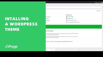 Installing a WordPress Theme