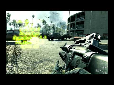 Call of duty 4 SinglePlayer Commands/Hacks/Cheats [HD]