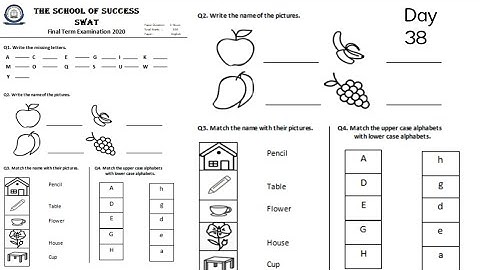 How to Create English Paper for Nursery/KG in Ms Word | Technical Rehan Haidar.