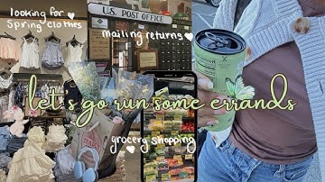 Errands day vlog 🌷| trader joes run, target shopping, looking for spring clothes