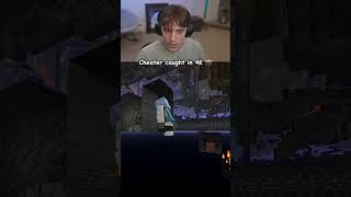 DrDonutt Catches CHEATER in 4K 📸 #donutsmp #minecraft