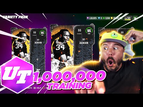 1,500,000 MILLION TRAINING FOR LIMITED BO JACKSON! Madden 23