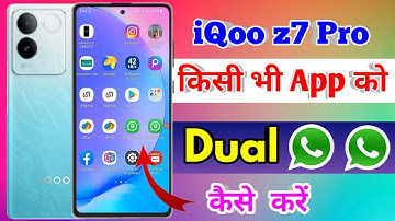 iqoo z7 pro dual app settings, iqoo z7 pro me dual app kaise kare