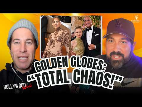 Golden Globes “Nightmare”: JLo Chased, The Rock Drove Himself + Afterparty Mob Scene | Hollywood Raw