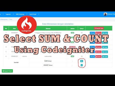 Mysql select sum count