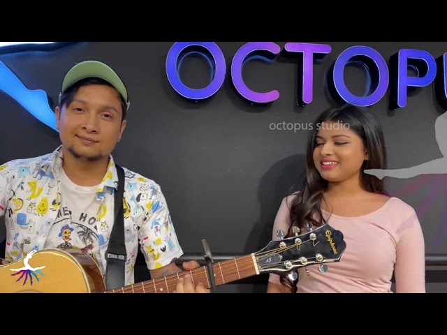Pawandeep Rajan & Arunita Performance at octopus studio || Octopus Entertainment raj surani class=