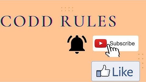 CODD RULES IN RDBMS