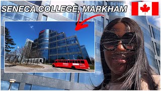Vlog: Day in the life of an International Student / Tour of SENECA COLLEGE, Markham Campus