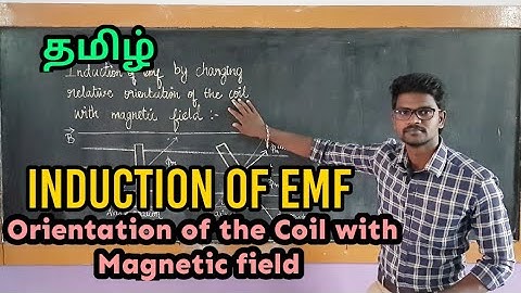 Orientation|Coil|EMF|Physics 12|Tamil|MurugaMP