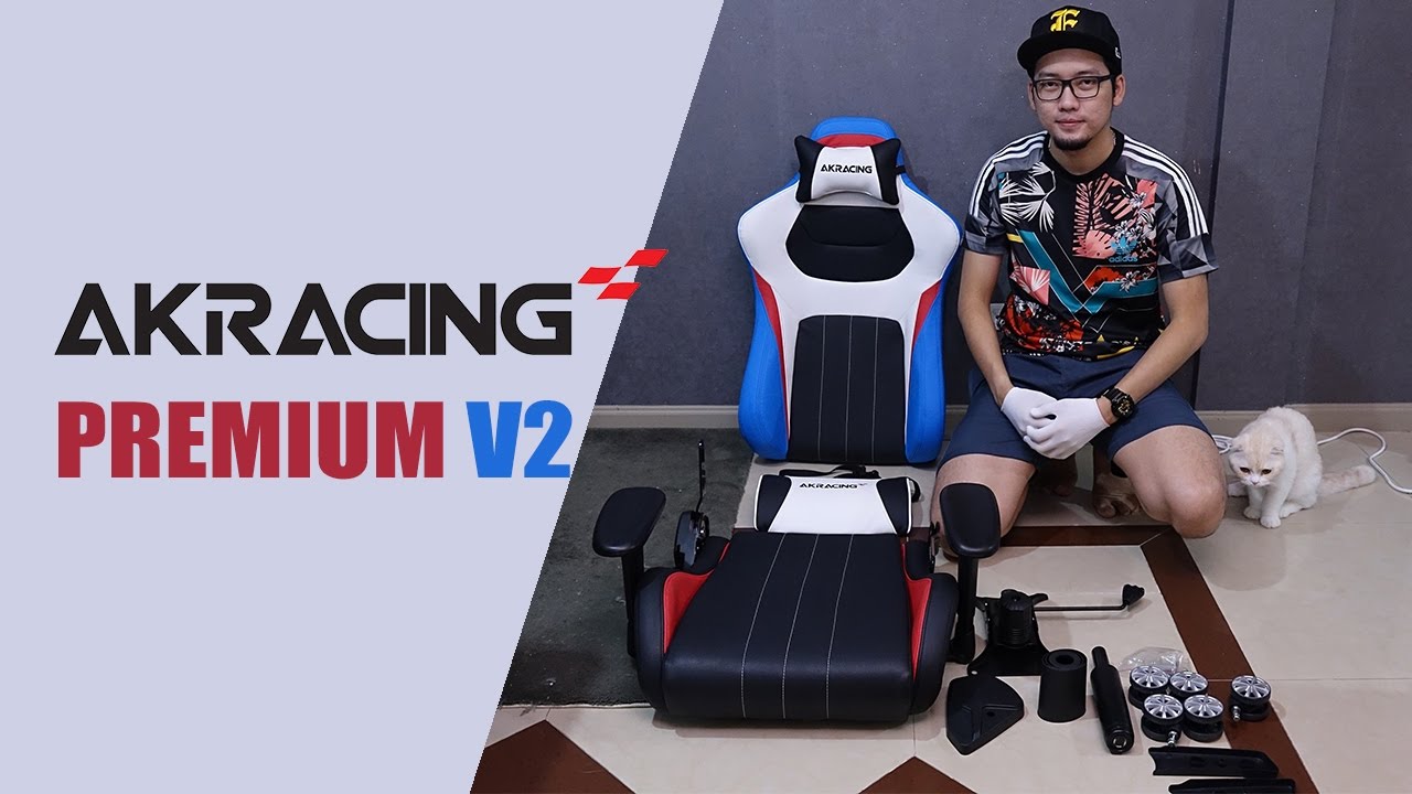 ร ว ว Akracing Premium Style Gaming Chair V2 Youtube