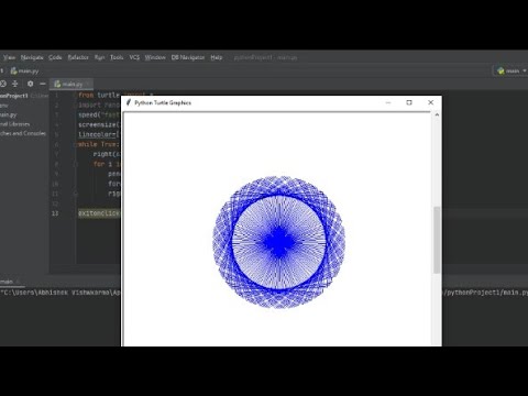 make graphics shape using python turtle 🐢//python turtle colourful ...