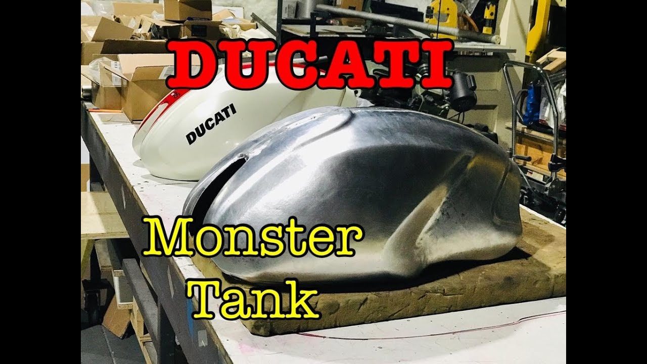Ducati Monster Aluminum Gas Tank Fabrication Metal Work YouTube