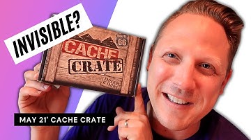 INVISIBLE GEOCACHING STUFF?! (May 2021 Cache Crate Unboxing)